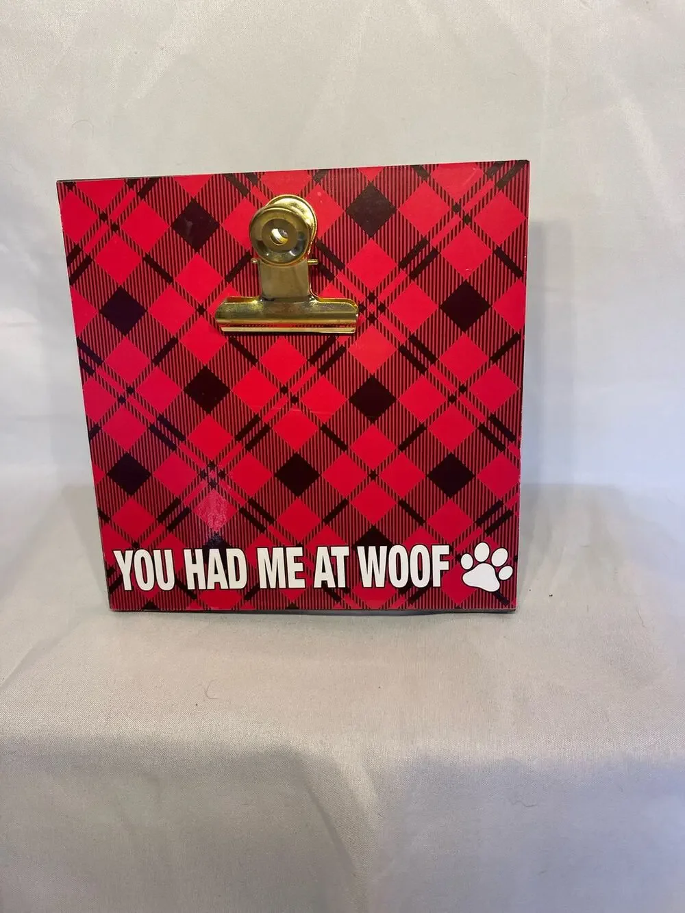 Clipboard picture frame for your dog